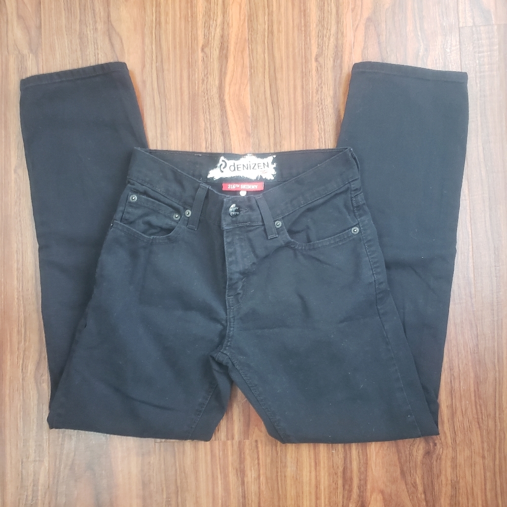Denizen from Levi's Boys Black Skinny Jeans